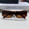 PRADA 2024 New Arrival Retro Rectangular One-Piece Sunglasses, Stylish Unisex UV-Protective Industrial-Fashion Eyewear