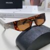 PRADA 2024 New Arrival Retro Rectangular One-Piece Sunglasses, Stylish Unisex UV-Protective Industrial-Fashion Eyewear