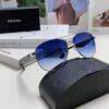 Prada 2024 New Polarized Sunglasses with Printed Double Bridge, Classic Aviator Style Unisex UV and Blue Light Blocking Sunglasses for Driving