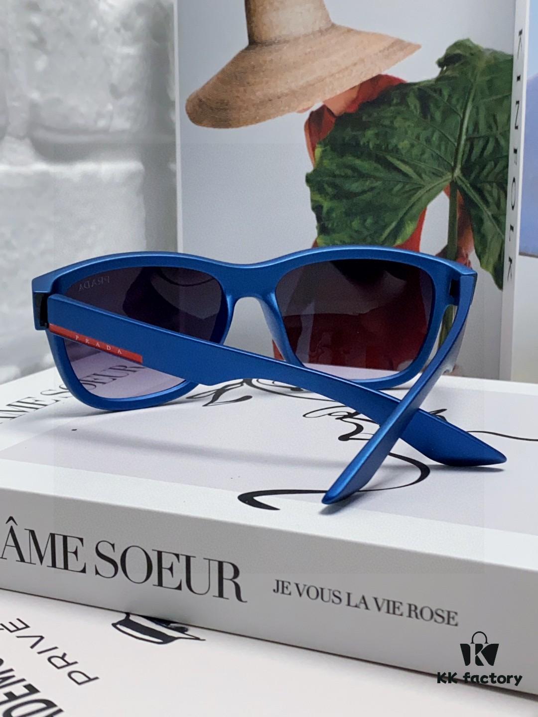 PRADA New Men's European and American Style Sports Sunglasses, UV-Protective Unisex Fashion Sunglasses, Elegant Sun Protection Export Shades