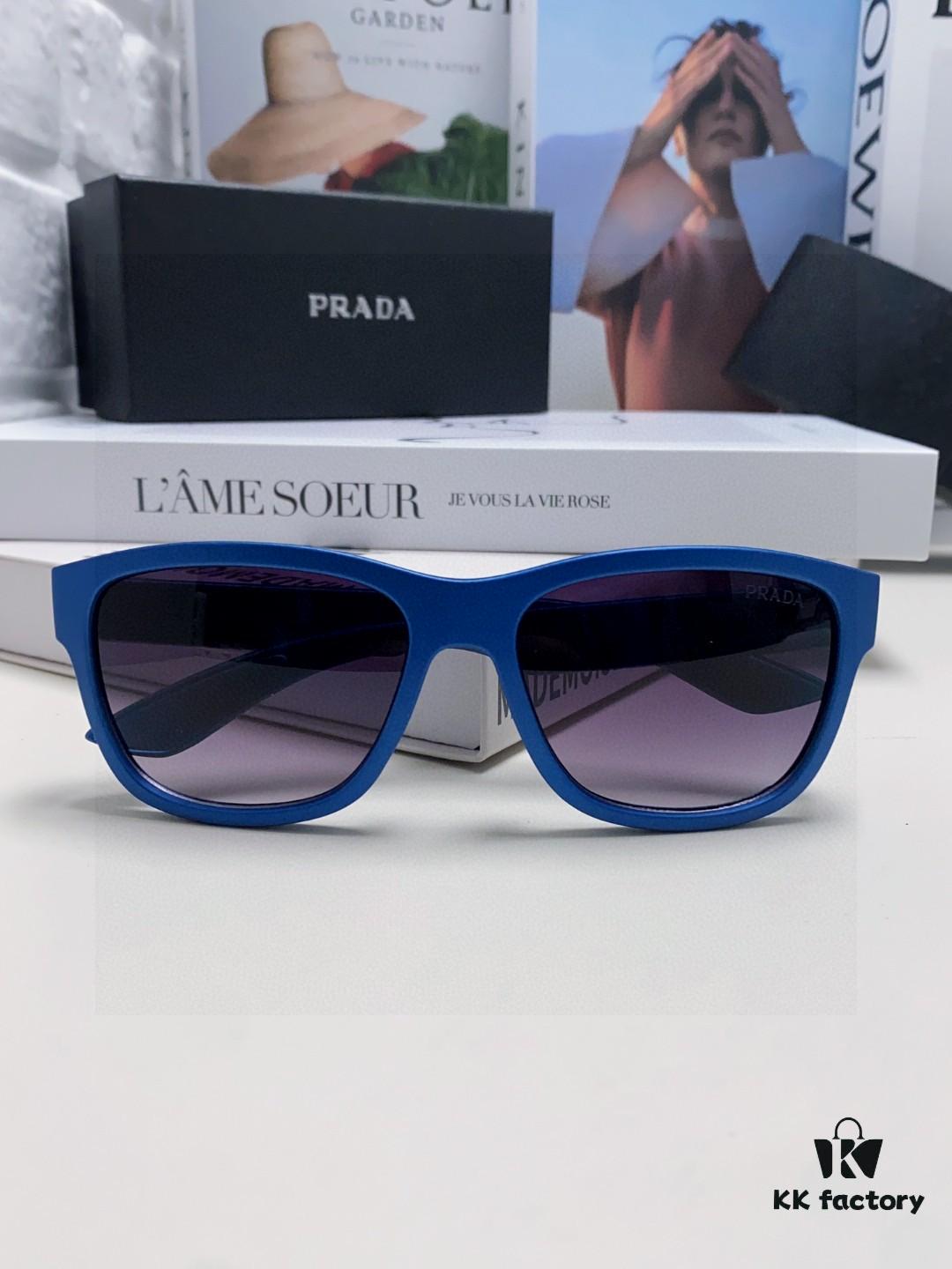 PRADA New Men's European and American Style Sports Sunglasses, UV-Protective Unisex Fashion Sunglasses, Elegant Sun Protection Export Shades