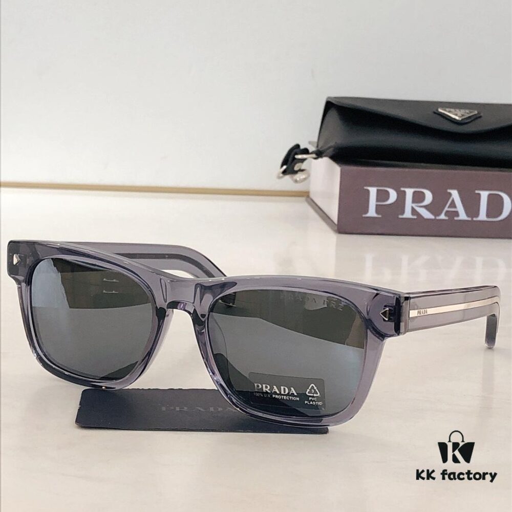 160 PRADA Polarized Lenses, Model: SPRA17SF, Size: 54-19-145, Premium Custom Zylon Polarized Eyewear, Matching Screw Hinges, Precision Details Sunglasses