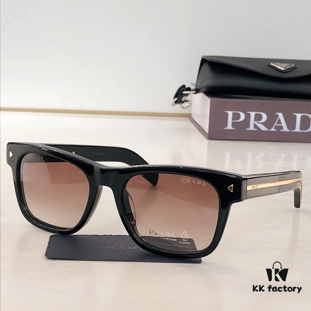 160 PRADA Polarized Lenses, Model: SPRA17SF, Size: 54-19-145, Premium Custom Zylon Polarized Eyewear, Matching Screw Hinges, Precision Details Sunglasses