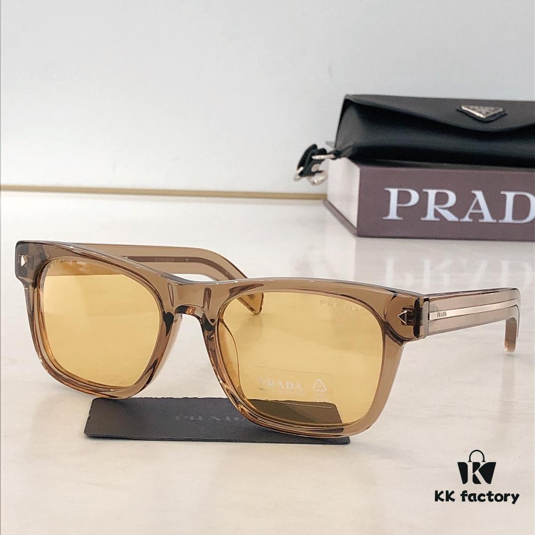 160 PRADA Polarized Lenses, Model: SPRA17SF, Size: 54-19-145, Premium Custom Zylon Polarized Eyewear, Matching Screw Hinges, Precision Details Sunglasses