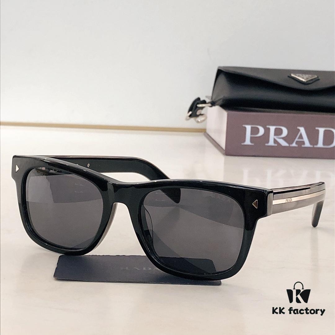 160 PRADA Polarized Lenses, Model: SPRA17SF, Size: 54-19-145, Premium Custom Zylon Polarized Eyewear, Matching Screw Hinges, Precision Details Sunglasses