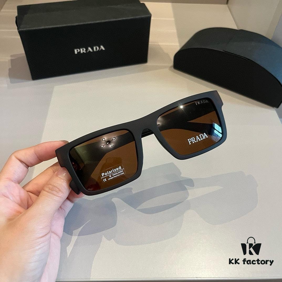 Prada Trendy Unisex Street-Style Sunglasses 🕶️, Lightweight Non-Pressing Nose Design