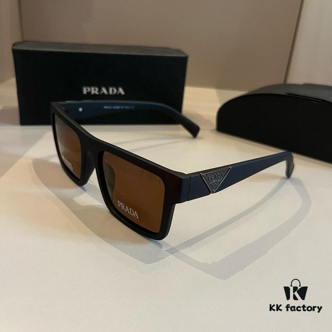 Prada Trendy Unisex Street-Style Sunglasses 🕶️, Lightweight Non-Pressing Nose Design