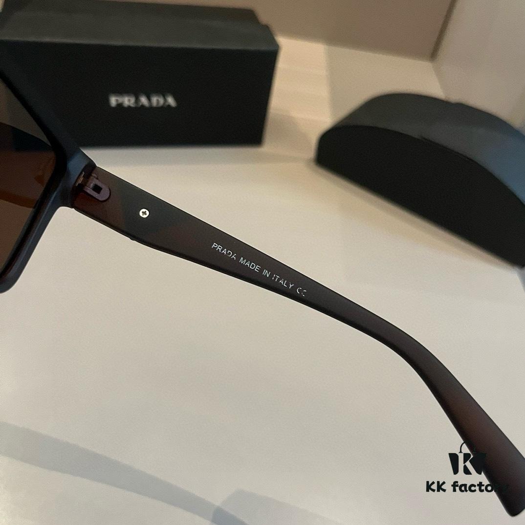 Prada Trendy Unisex Street-Style Sunglasses 🕶️, Lightweight Non-Pressing Nose Design