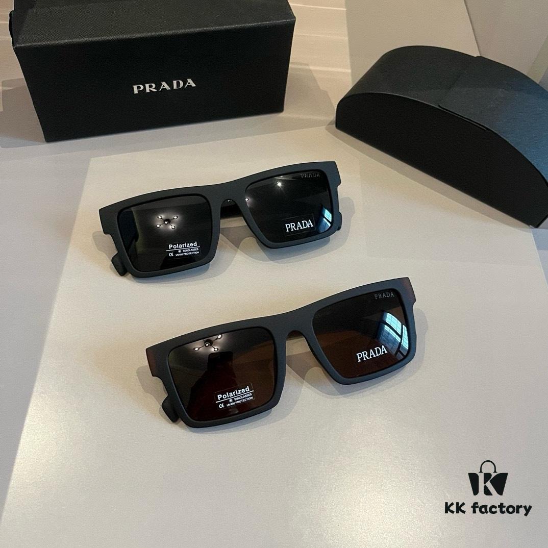 Prada Trendy Unisex Street-Style Sunglasses 🕶️, Lightweight Non-Pressing Nose Design