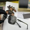 PRADA Masterpiece Craftsmanship. Polarized Sunglasses, High-End, Trendy Fashion Unisex Oversized Slimming Sunglasses for Men, Premium Quality! Driving Sunglasses Model: Eyewear Sunglasses