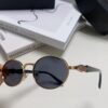 Prada Small Round Frame ✔️ Fashion Metal Oversized Sunglasses
