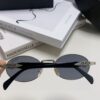 Prada Small Round Frame ✔️ Fashionable Metal Oversized Sunglasses