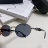 Prada Small Round Frame ✔️ Fashionable Metal Oversized Sunglasses