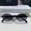 Prada Small Round Frame ✔️ Fashionable Metal Oversized Sunglasses