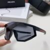 PRADA Unisex Oversized Lightweight UV-Protective Sunglasses with Integrated Design for Skiing, Cycling, and Outdoor Activities