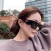 PRADA 2024 New Arrival European and American Style Sunglasses for Women, Summer Small Face Flattering, Stylish Korean-Inspired Unisex Sun Glasses for Beach Vacation