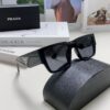 PRADA 2024 New Arrival European and American Style Sunglasses for Women, Summer Small Face Flattering, Stylish Korean-Inspired Unisex Sun Glasses for Beach Vacation
