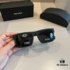 Prada Unisex Trendy Oversized Sunglasses for Men and Women, Lightweight Design with Comfortable Nose Fit