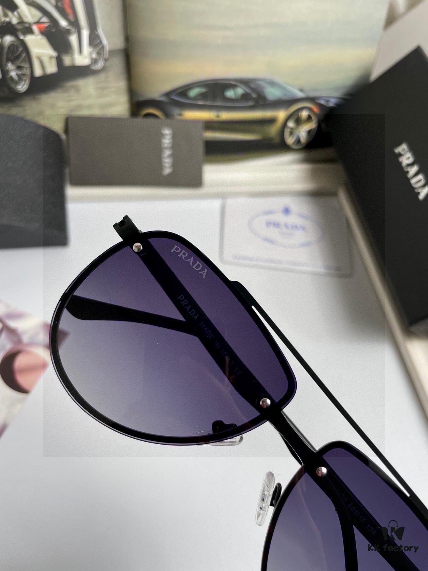 Prada New Arrival High-Quality Men's and Women's Original Design Sunglasses 9116