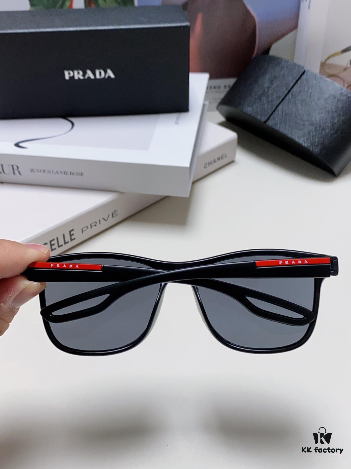 PRADA Prada High-Definition Lenses, World-Class Craftsmanship, Polarized Sunglasses, Premium Fashion Unisex Stylish and Slimming Sun Glasses, High Quality, Driving Sunglasses