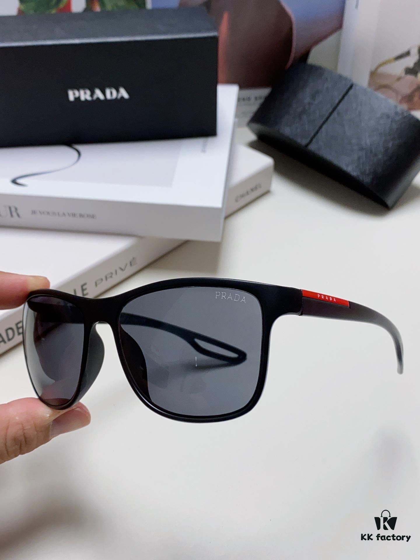 PRADA Prada High-Definition Lenses, World-Class Craftsmanship, Polarized Sunglasses, Premium Fashion Unisex Stylish and Slimming Sun Glasses, High Quality, Driving Sunglasses