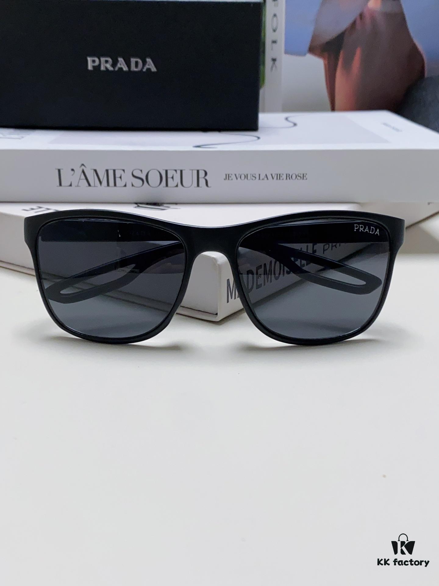 PRADA Prada High-Definition Lenses, World-Class Craftsmanship, Polarized Sunglasses, Premium Fashion Unisex Stylish and Slimming Sun Glasses, High Quality, Driving Sunglasses