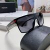 Prada Men's Stylish Oversized Frame Sunglasses, Fashionable Polarized Driving Sunglasses, Ideal for Outdoor Sports, Unisex Eyewear