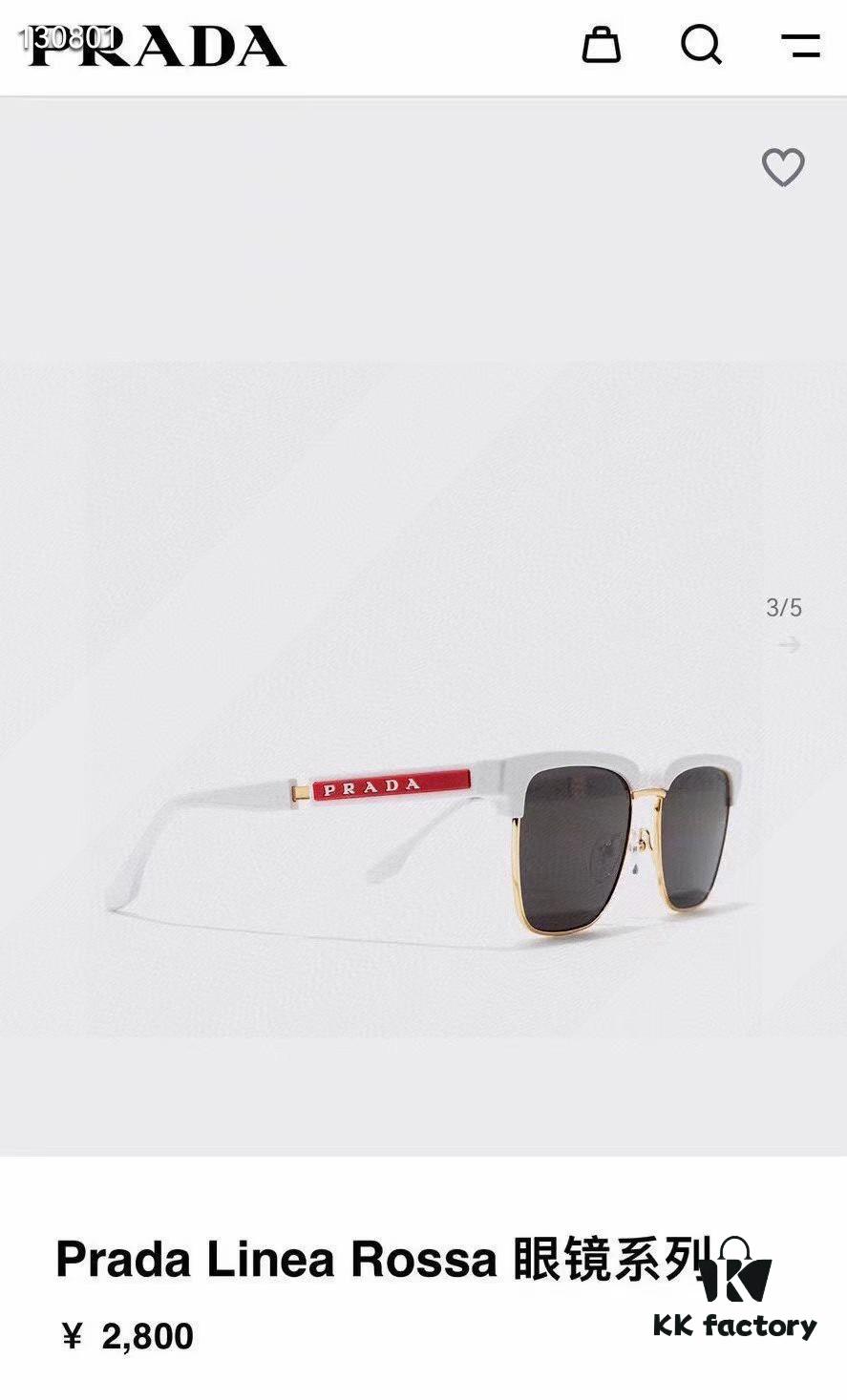 Prada Sunglasses, Classic Style with Distinctive Design, Premium Metal Logo on Temples and Frame, Newly Launched Popular Eyewear