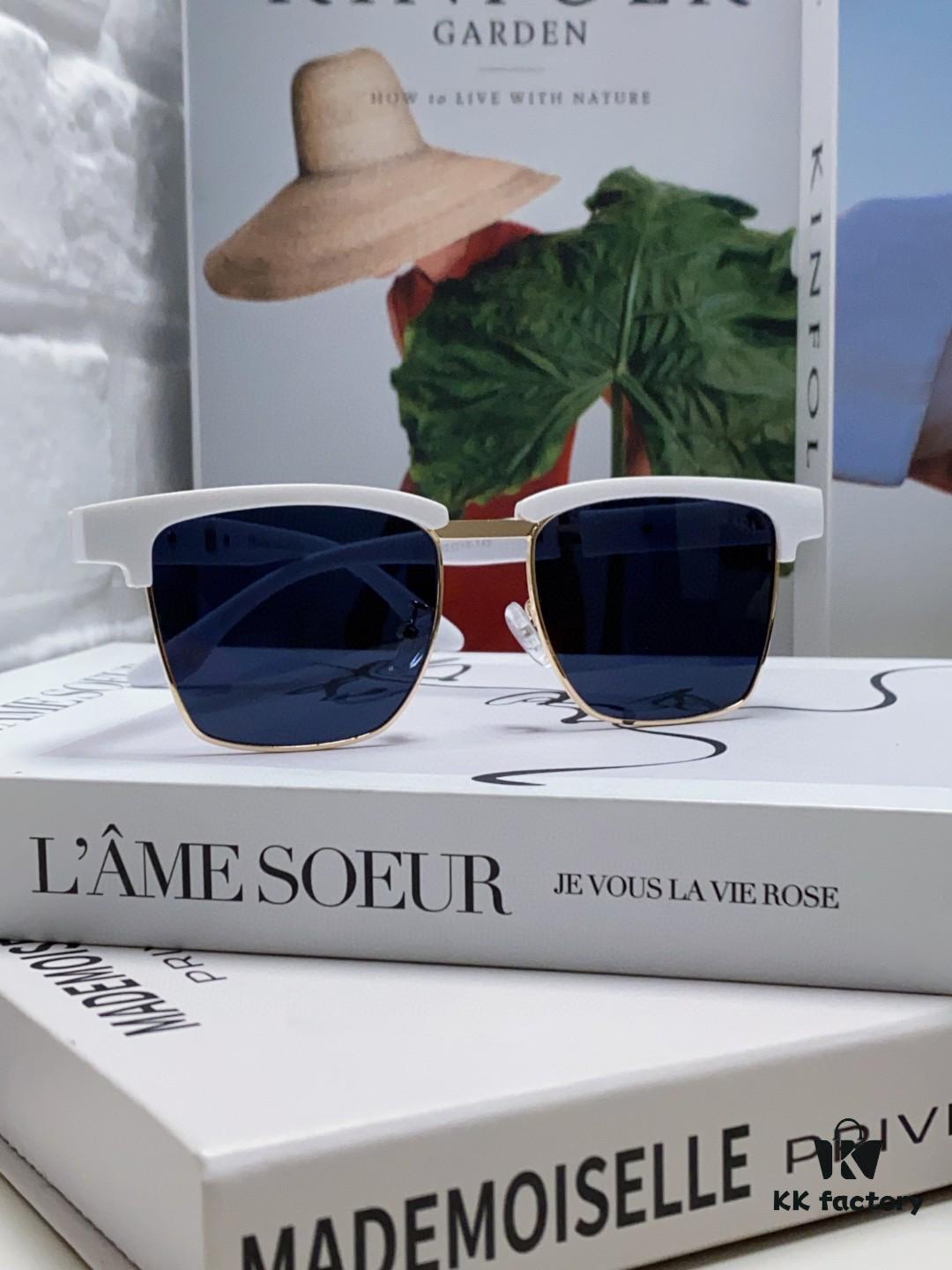 Prada Sunglasses, Classic Style with Distinctive Design, Premium Metal Logo on Temples and Frame, Newly Launched Popular Eyewear