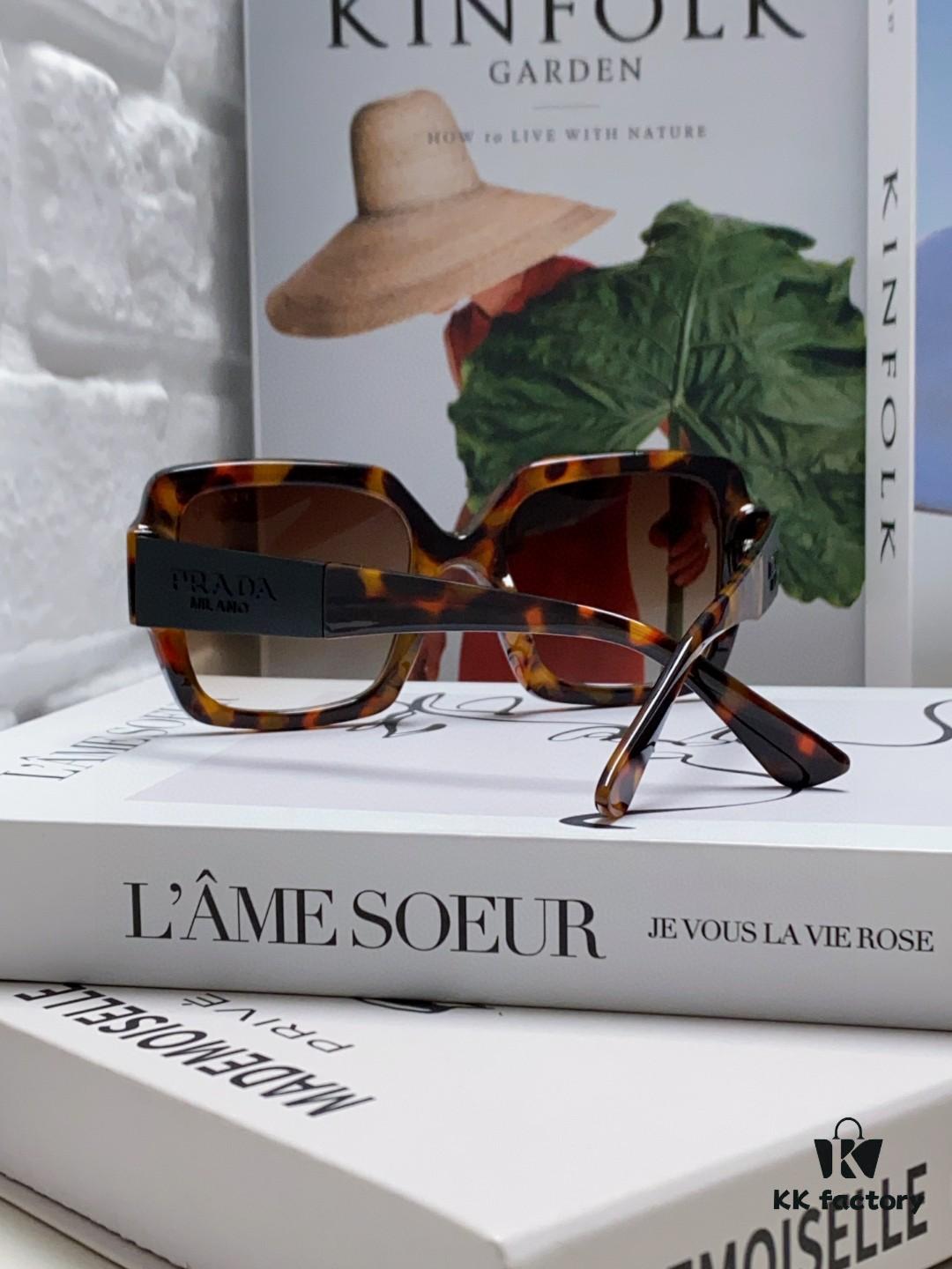 PRADA Runway Show Advertising Edition Color-Blocked Sporty Sunglasses