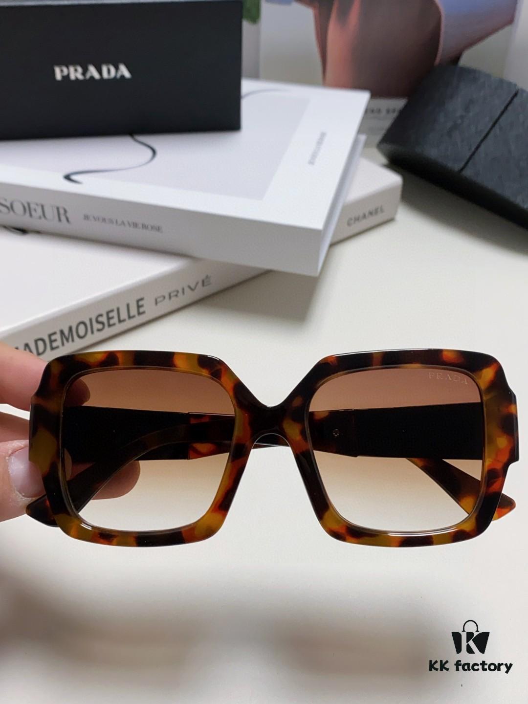 PRADA Runway Show Advertising Edition Color-Blocked Sporty Sunglasses