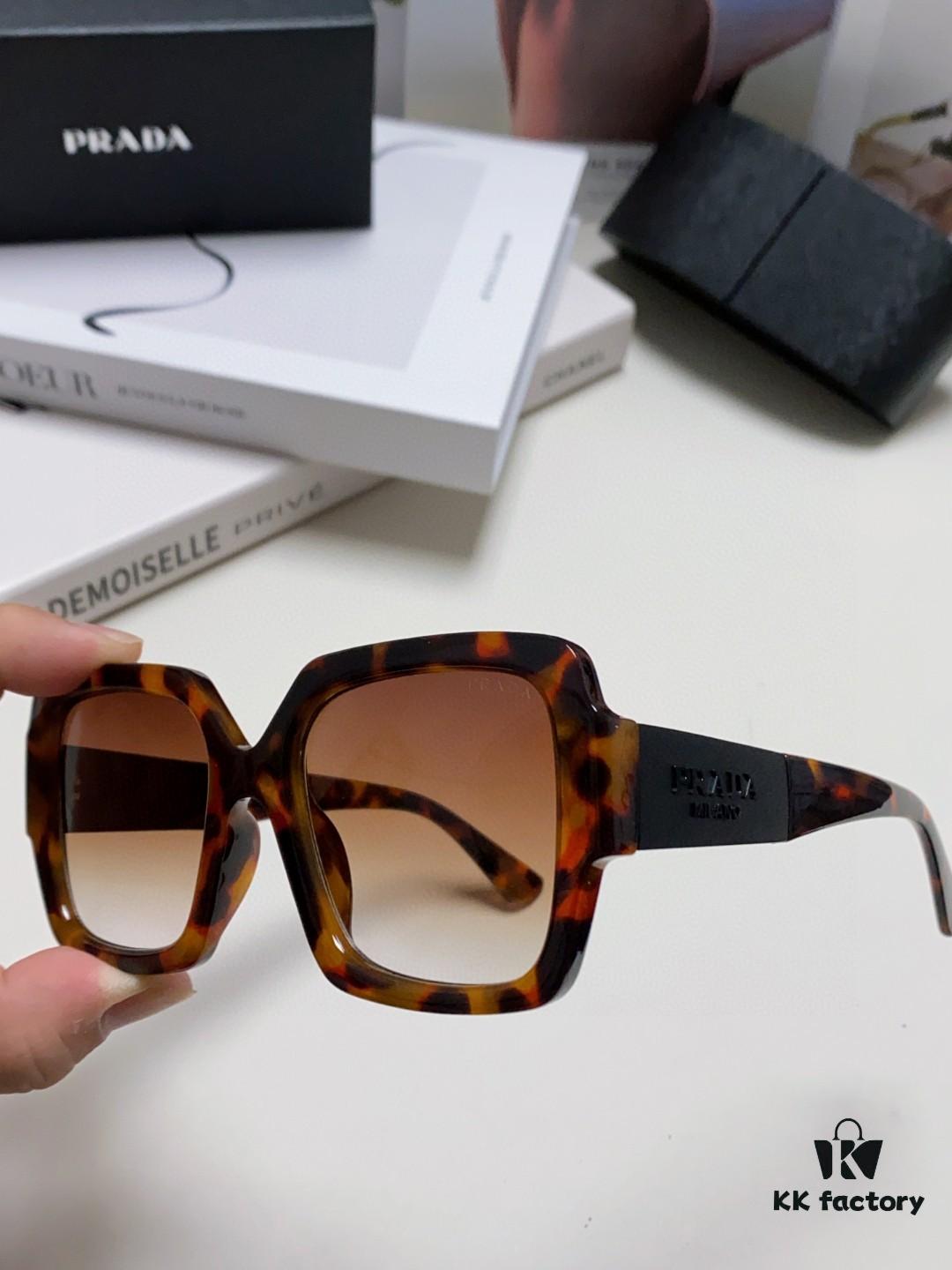 PRADA Runway Show Advertising Edition Color-Blocked Sporty Sunglasses