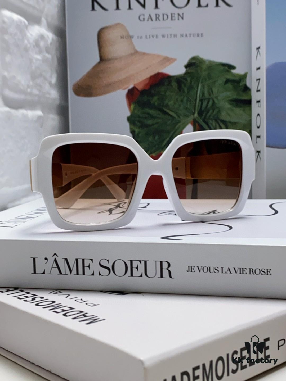 PRADA Runway Show Advertising Edition Color-Blocked Sporty Sunglasses