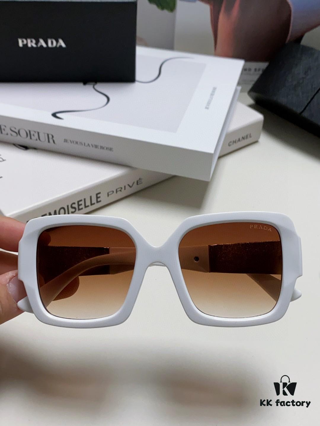 PRADA Runway Show Advertising Edition Color-Blocked Sporty Sunglasses