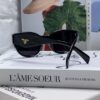 Prada 2024 New Arrival Sunglasses Fashionable Round Frame UV Protection Eyewear for Women