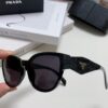 Prada 2024 New Arrival Sunglasses Fashionable Round Frame UV Protection Eyewear for Women