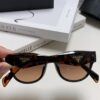 Prada 2024 New Arrival Sunglasses Fashionable Round Frame UV Protection Eyewear for Women