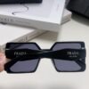 Prada 2024 New Fashion Minimalist Gradient Sunglasses for Round Face, Square Korean-style UV Protection Retro Ins Sunglasses