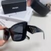 Prada 2024 New Arrival Women's Sunglasses Summer UV Protection Fashion Round Frame Unisex Trendy Sun Glasses for Driving