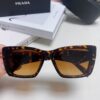 Prada 2024 New Arrival Sunglasses for Women, UV-Protective Fashion Sun Glasses for Summer, Trendy Round Frame Unisex Eyewear for Driving and Online Celebrity Style