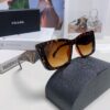 Prada 2024 New Arrival Sunglasses for Women, UV-Protective Fashion Sun Glasses for Summer, Trendy Round Frame Unisex Eyewear for Driving and Online Celebrity Style