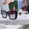 Prada 2024 New Arrival Women's Sunglasses Summer UV Protection Fashion Round Frame Unisex Trendy Driving Sunglasses