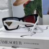 Prada 2024 New Arrival Women's Sunglasses Summer UV Protection Fashion Round Frame Unisex Trendy Driving Sunglasses
