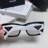 Prada 2024 New Arrival Women's Sunglasses Summer UV Protection Fashion Round Frame Unisex Trendy Driving Sunglasses