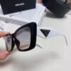 Prada 2024 New Arrival Women's Sunglasses Summer UV Protection Fashion Round Frame Unisex Trendy Driving Sunglasses
