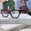 Prada 2024 New Optical Eyeglass Frame Cat-Eye Large Frame Women's Casual Fashion Glasses Sunglasses