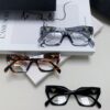 Prada 2024 New Optical Eyeglass Frame Cat-Eye Large Frame Women's Casual Fashion Glasses Sunglasses
