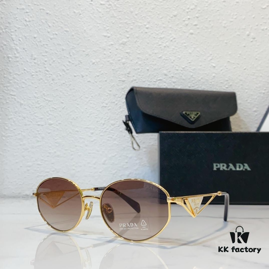 150 PRADA Oval Retro Style Sunglasses Model SPR50V