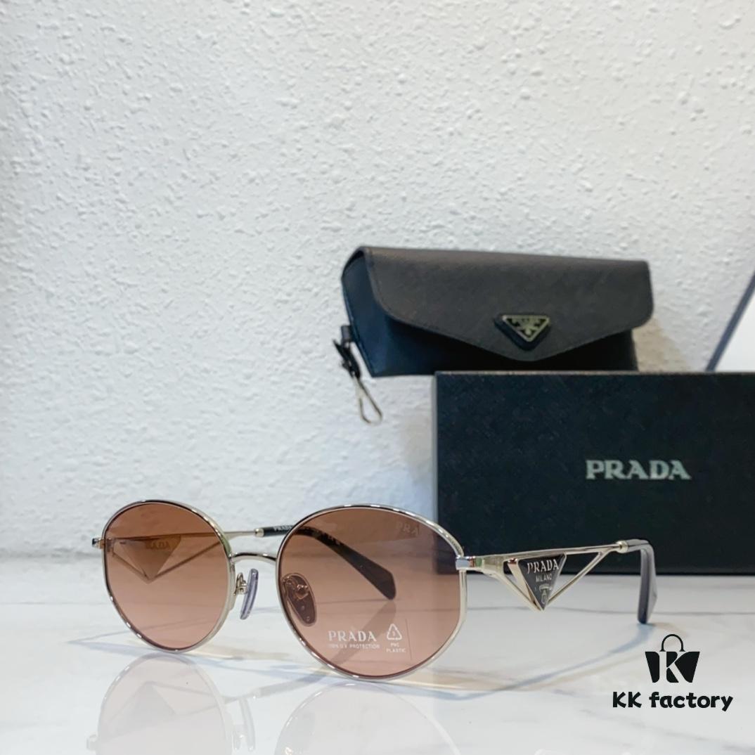 150 PRADA Oval Retro Style Sunglasses Model SPR50V
