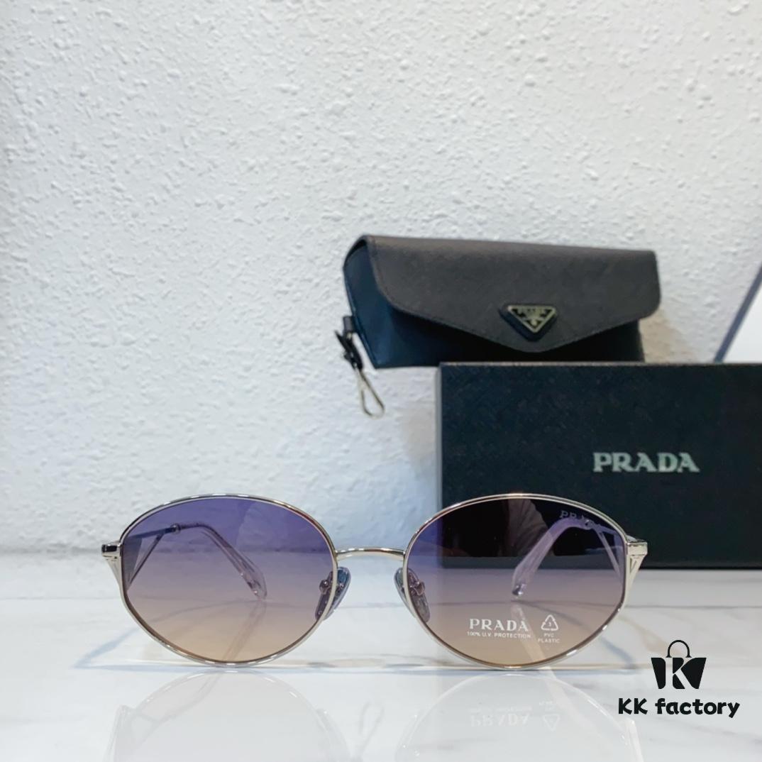 150 PRADA Oval Retro Style Sunglasses Model SPR50V